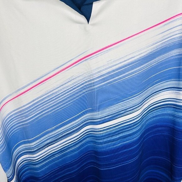 Nike Golf Tour Performance Polo Women XL Multicolor Golf Tennis Dri-Fit Logo - Picture 4 of 7